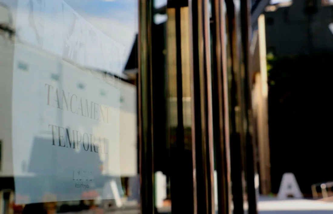 Un establiment tancat d'Andorra la Vella.