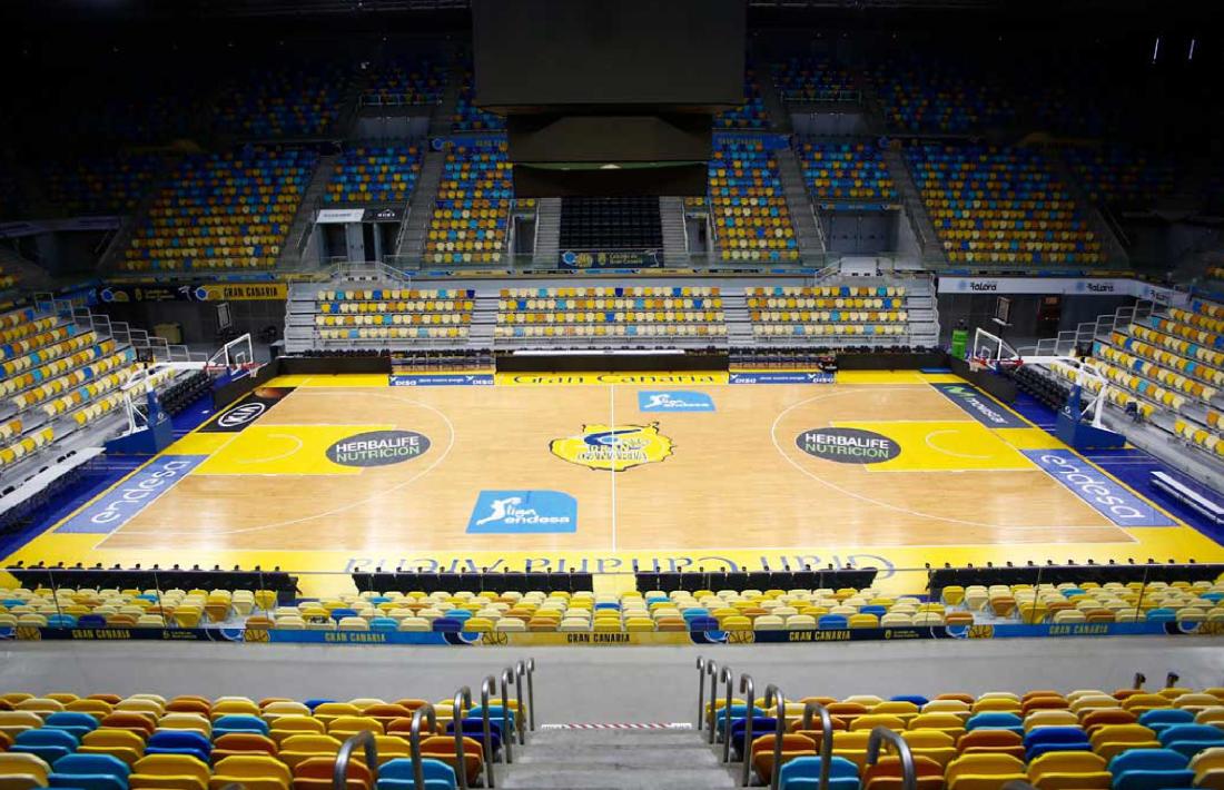 Gran Canària Arena, un dels possibles pavellons per jugar el final de curs.