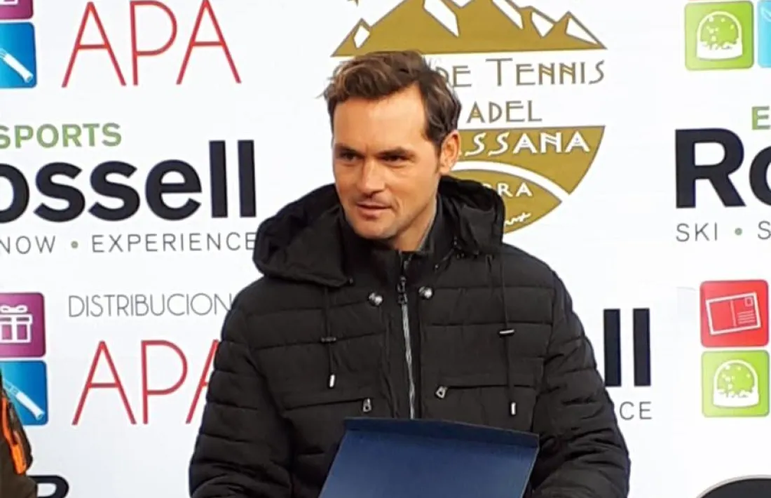 'Jean-Ba' Poux, nou capità de l'equip de la Copa Davis de la Federació Andorrana de Tennis.