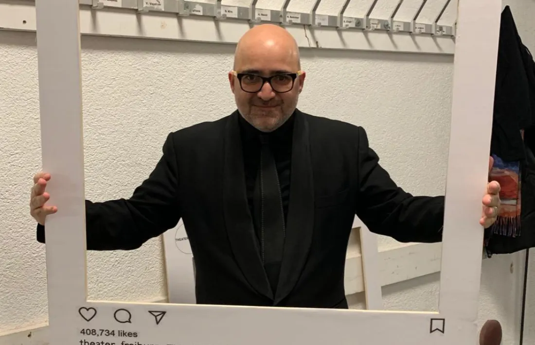 El director d’escena andorrà, el dia de l’estrena de ‘Les noces de Fígaro’, a Friburg.