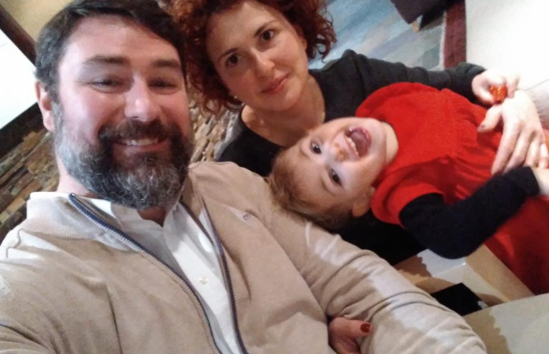 El Roger, la Marta i la seva filla, Meritxell.