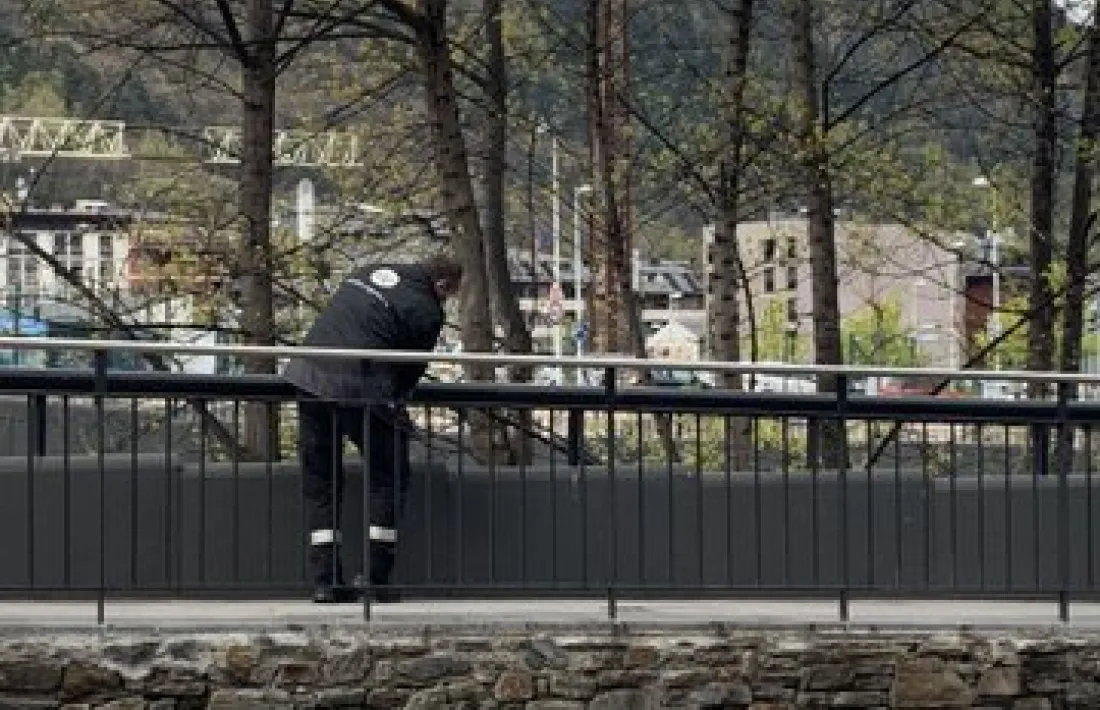 Un treballador comunal.