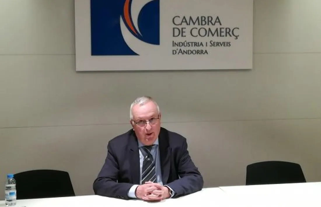 El president de la Cambra de Comerç, Indústria i Serveis, Miquel Armengol.