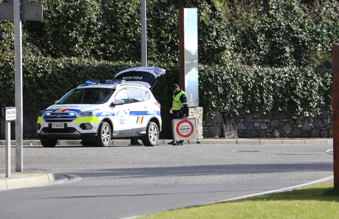 Un control de la policia.