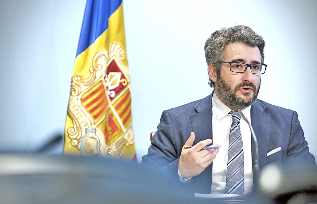 El ministre de Finances i portaveu de l’executiu, Eric Jover.