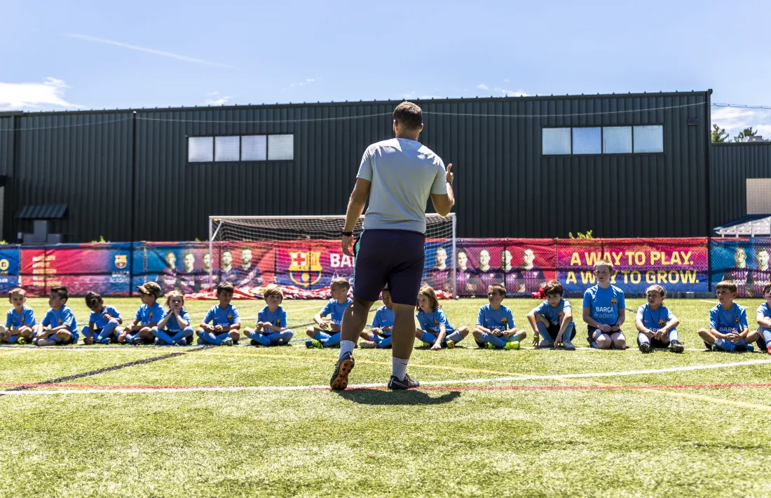 Àlex Roca, el director tècnic de la Barça Academy Jordania.