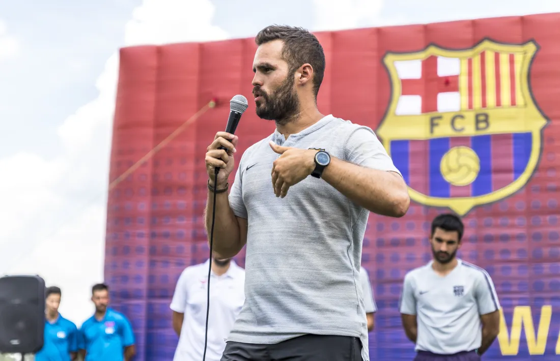 Un andorrà exportant marca Barça.