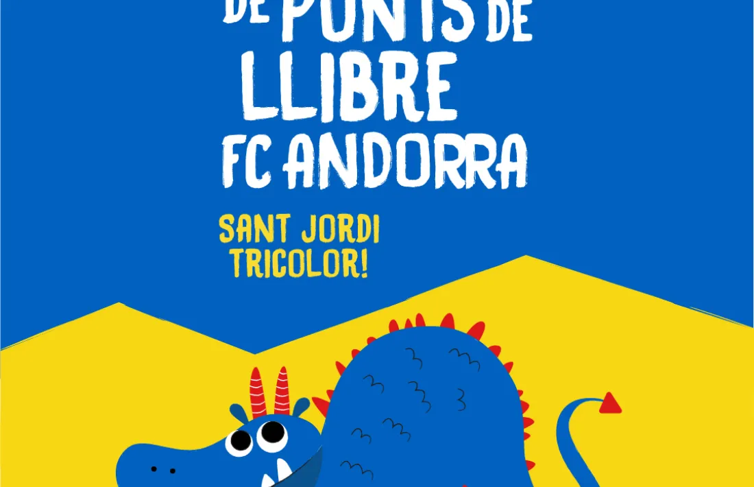 L'FC Andorra organitza un concurs de punt de llibre.