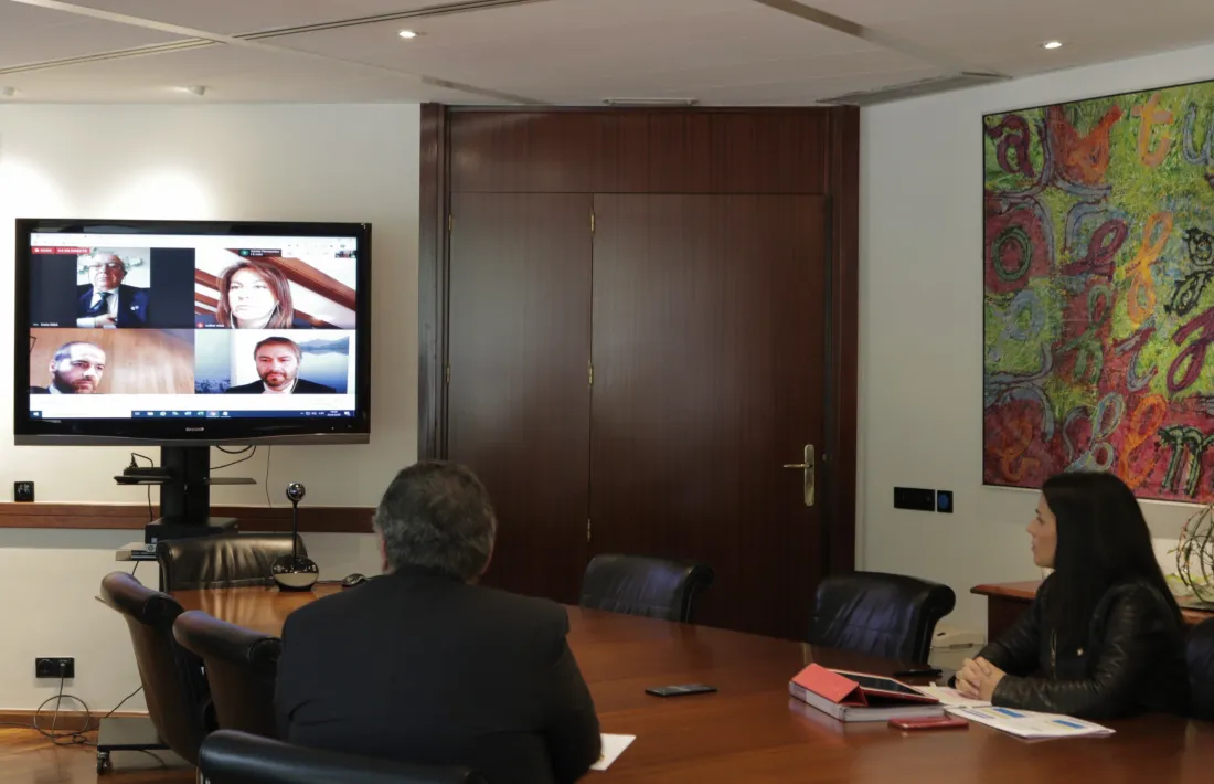 Un moment del consell del Comú d'Encamp, ahir al matí.