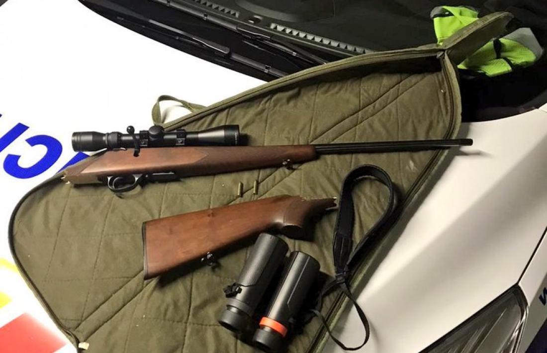 Imatge de les armes que utilitzaven els furtius.
