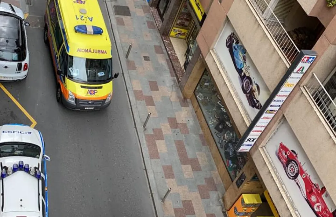 Els serveis d'emergències treballant.