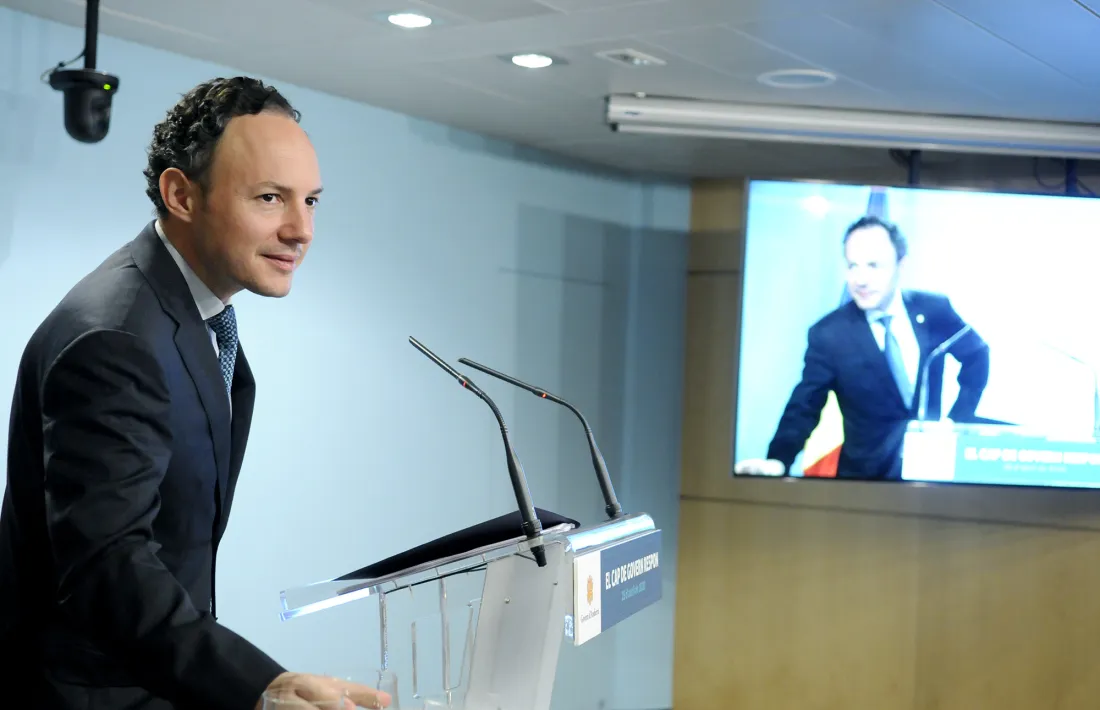 El cap de Govern, en la compareixença d'aquesta nit per respondre les preguntes dels ciutadans.