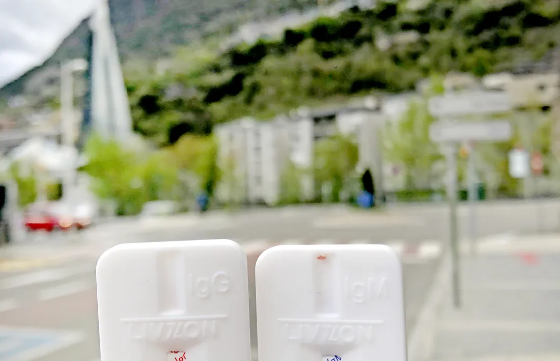 Els tests d'anticossos IgM i IgG que es practicaran a partir de dimecres.