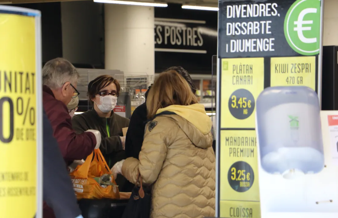 En establiment comercial de la capital.