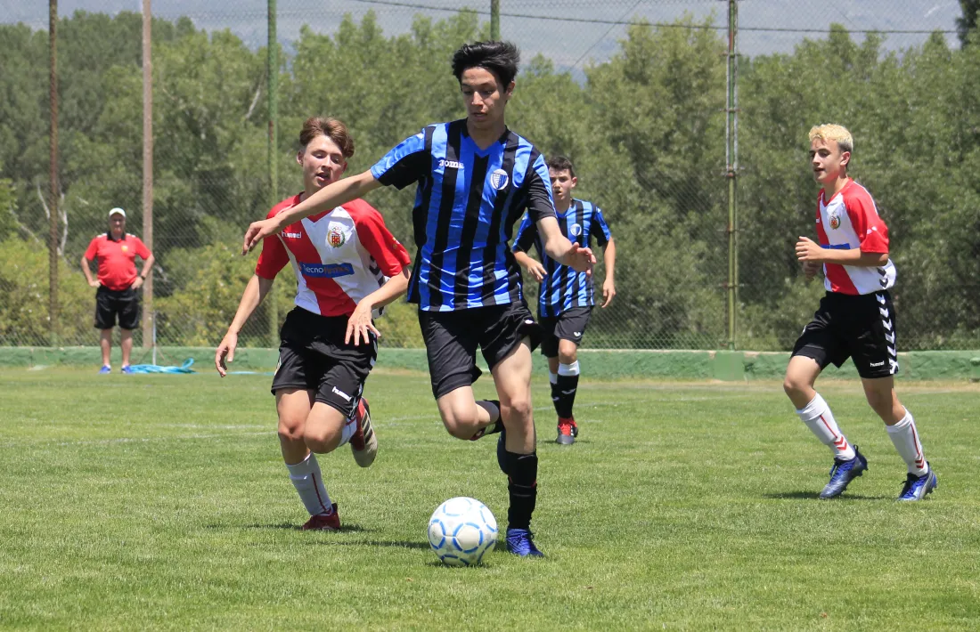 El Marcelo durant un partit de futbol.