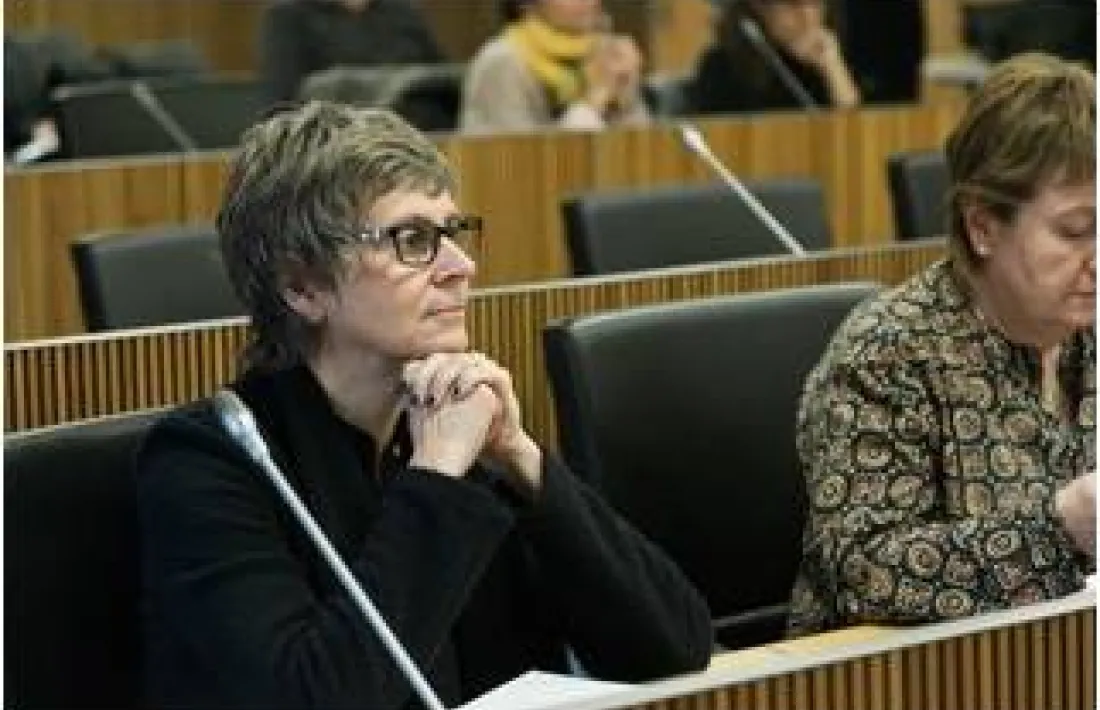 La presidenta del PS, Susanna Vela. 