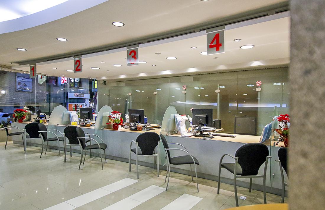 Les oficines de la Caixa Andorrana de Seguretat Social.