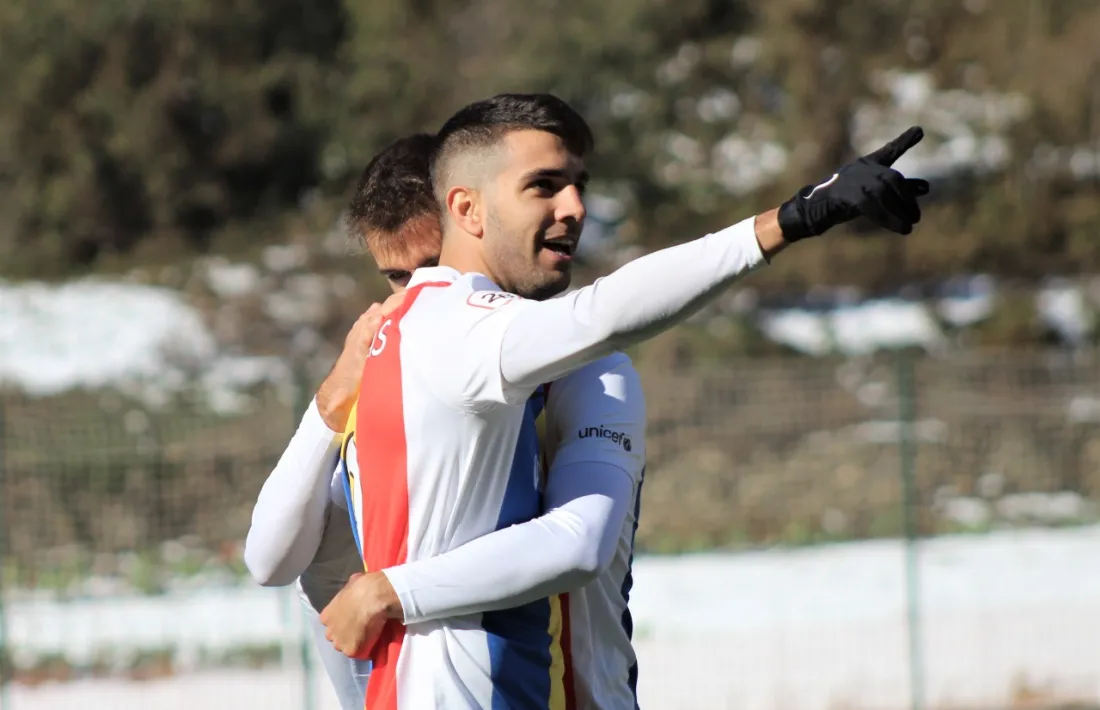 Ernest Forgas, el golejador del Futbol Club Andorra.