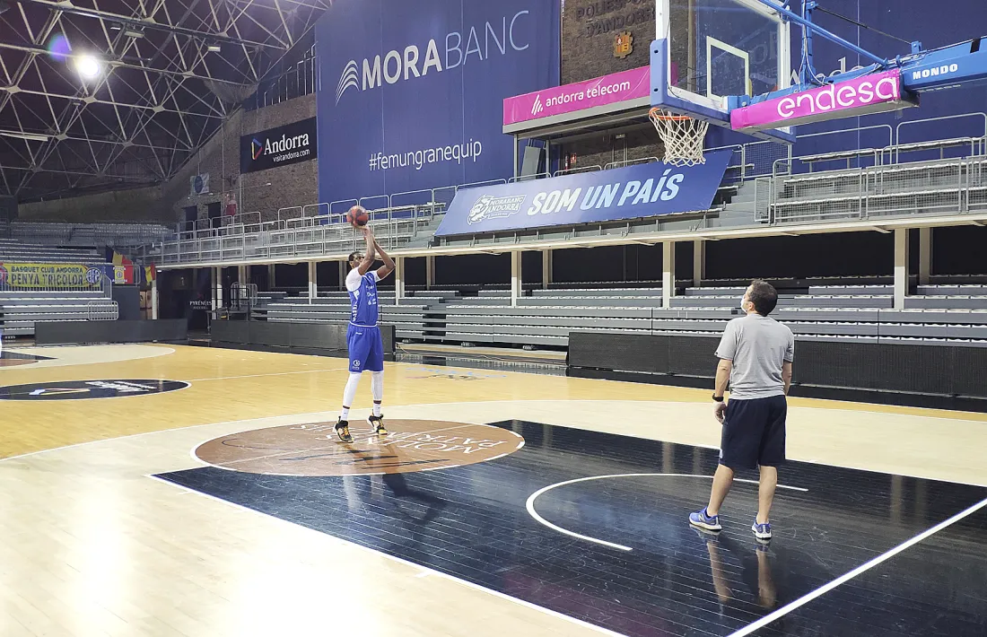 Moussa Diagne es va entrenar ahir.