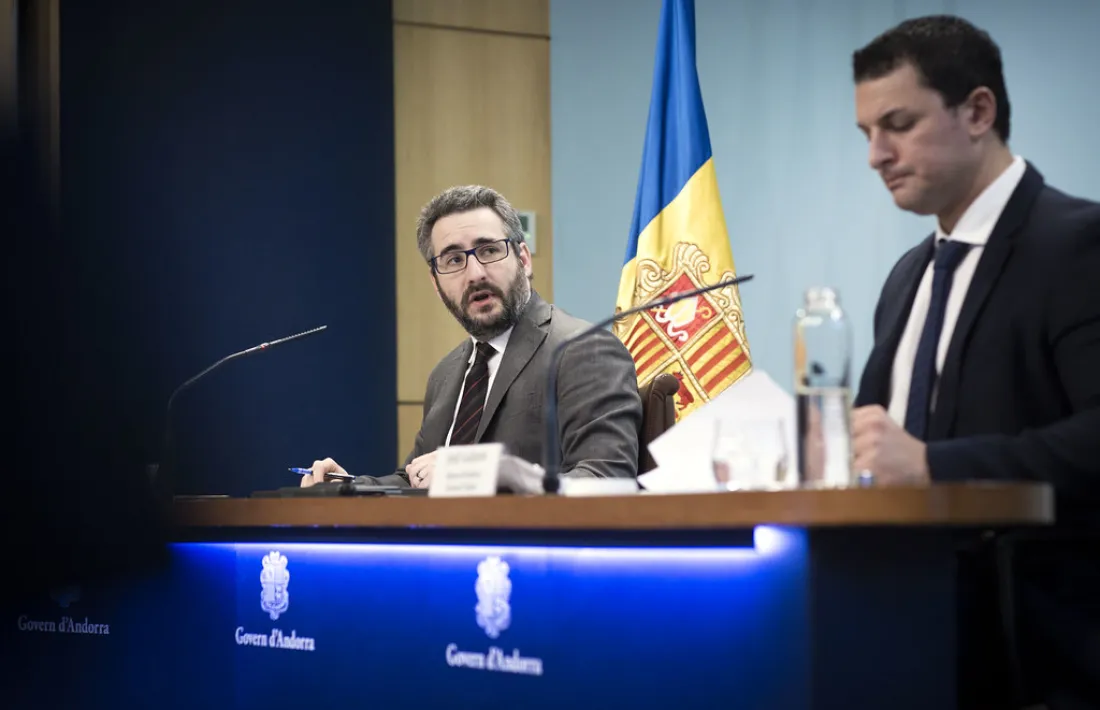 Jover i Gallardo en la compareixença d'avui.