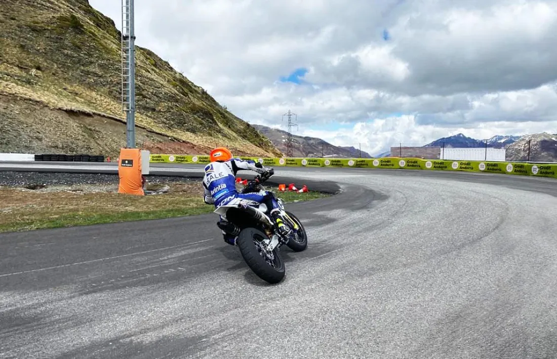 Tito Rabat entrenant al Circuit Andorra del Pas de la Casa