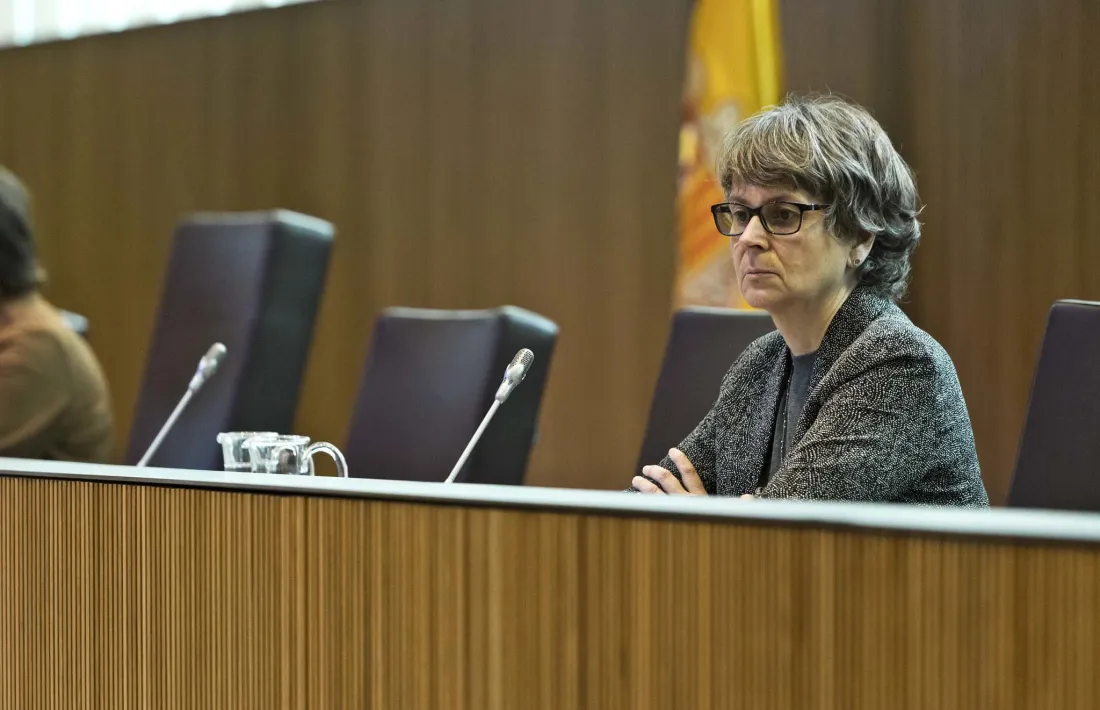 La consellera general del PS i presidenta de la formació, Susanna Vela.
