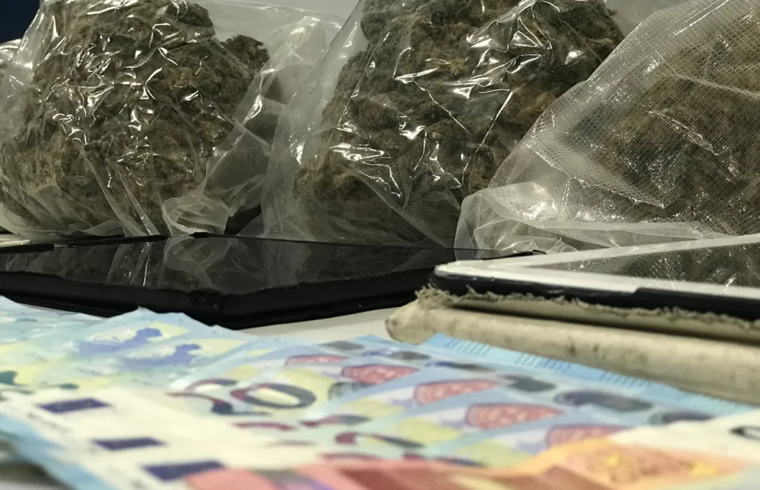 Un dels comisos fets per la policia.