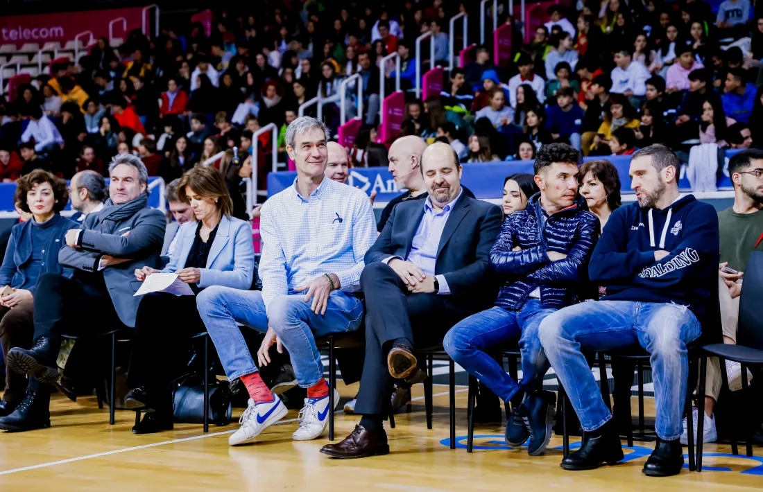 Antonio Martín i Gorka AIxàs, en una imatge d'arxiu al Poliesportiu.