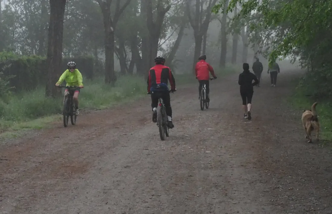Una de les zones de la Seu per on és permesa la pràctica esportiva.