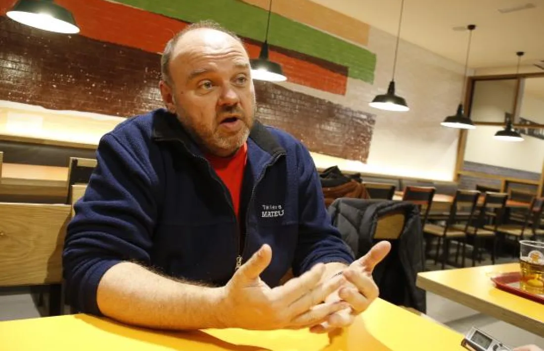 El secretari general de la Unió Sindical d'Andorra, Gabriel Ubach.