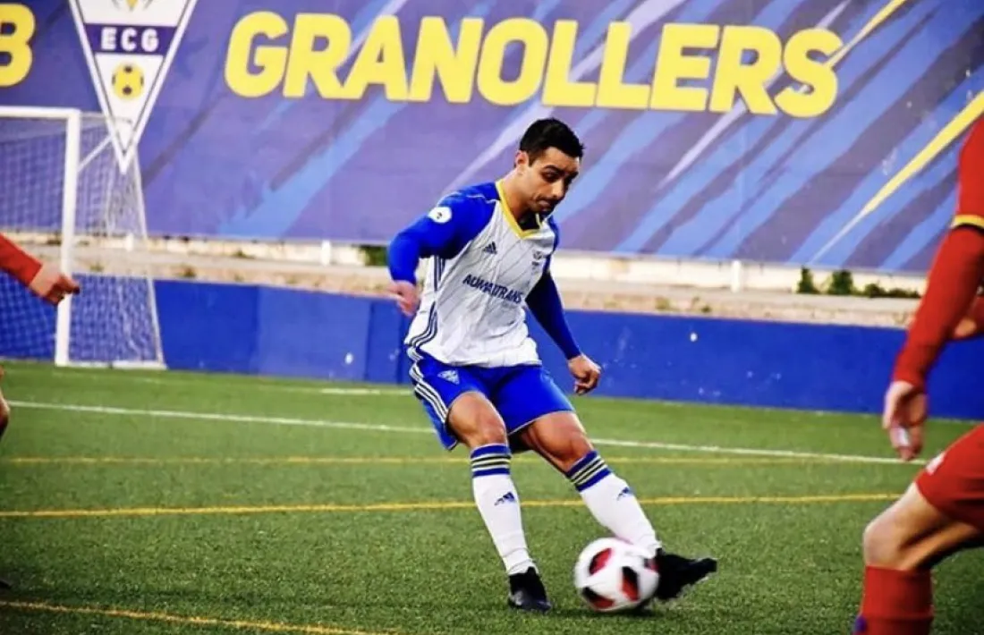 El lateral internacional Marc García amb l'Esport Club Granollers.
