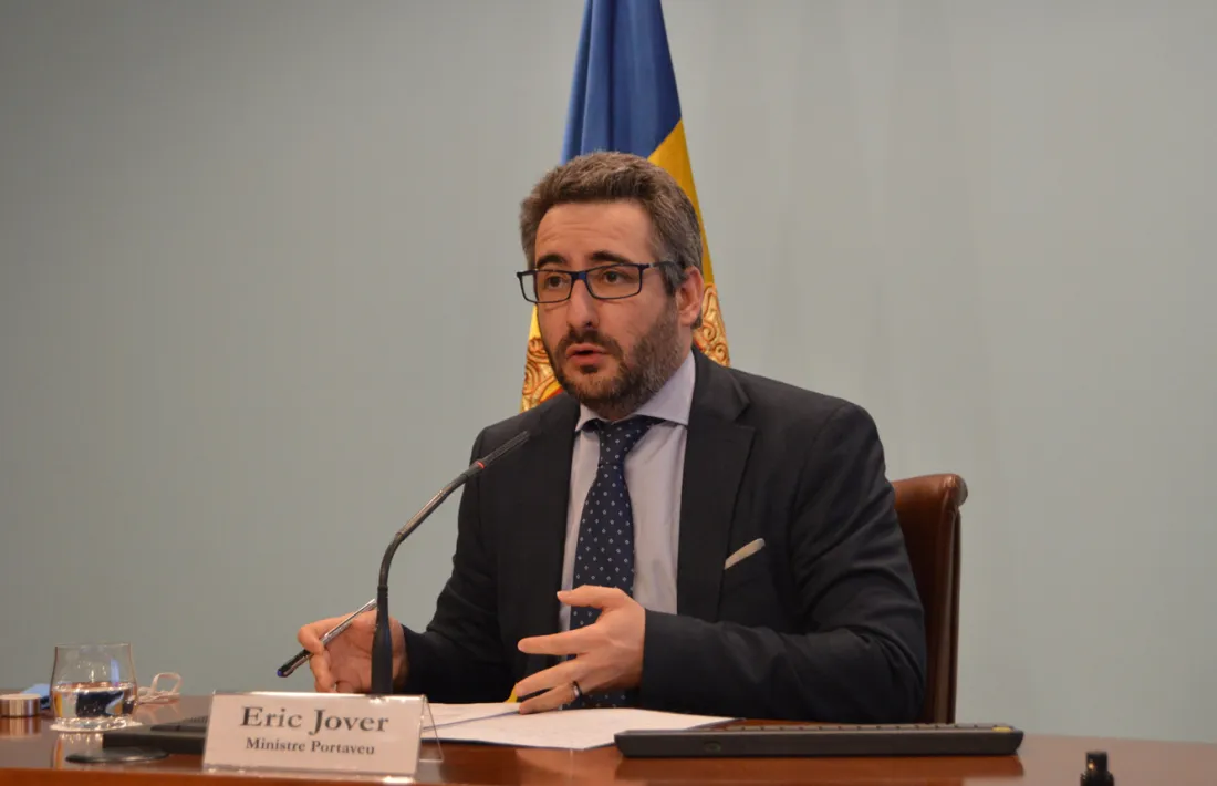 El ministre de Finances i portaveu de l’executiu, Eric Jover.