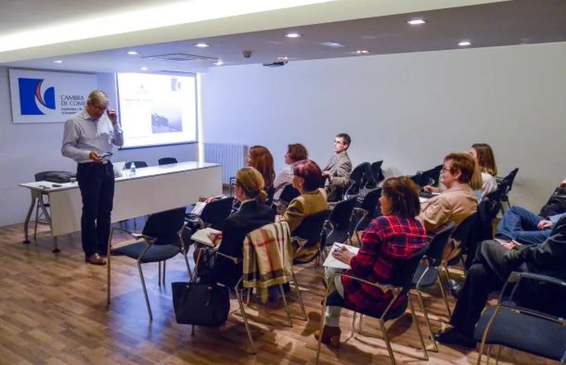 Un dels cursos de formació ofert per la Cambra l'any passat.