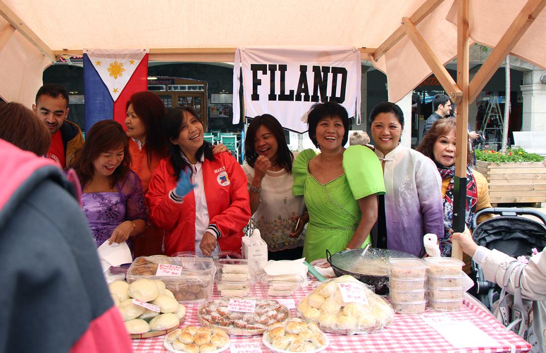 Una de les paradetes participants en la mostra gastronòmica de la 9a edició.