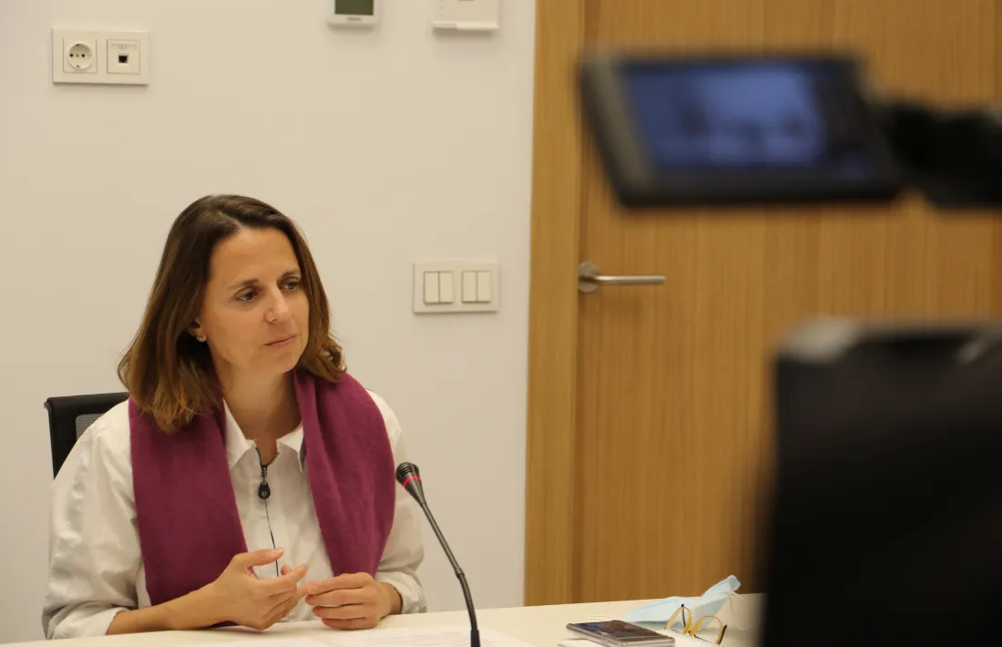 La cònsol major d'Escaldes-Engordany, Rosa Gili.