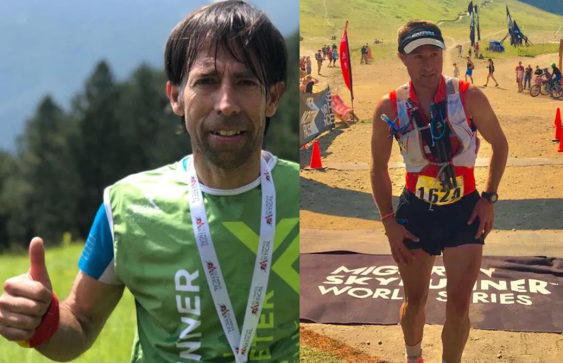 Ferran i Xavi Teixidó, corredors andorrans de curses de muntanya.