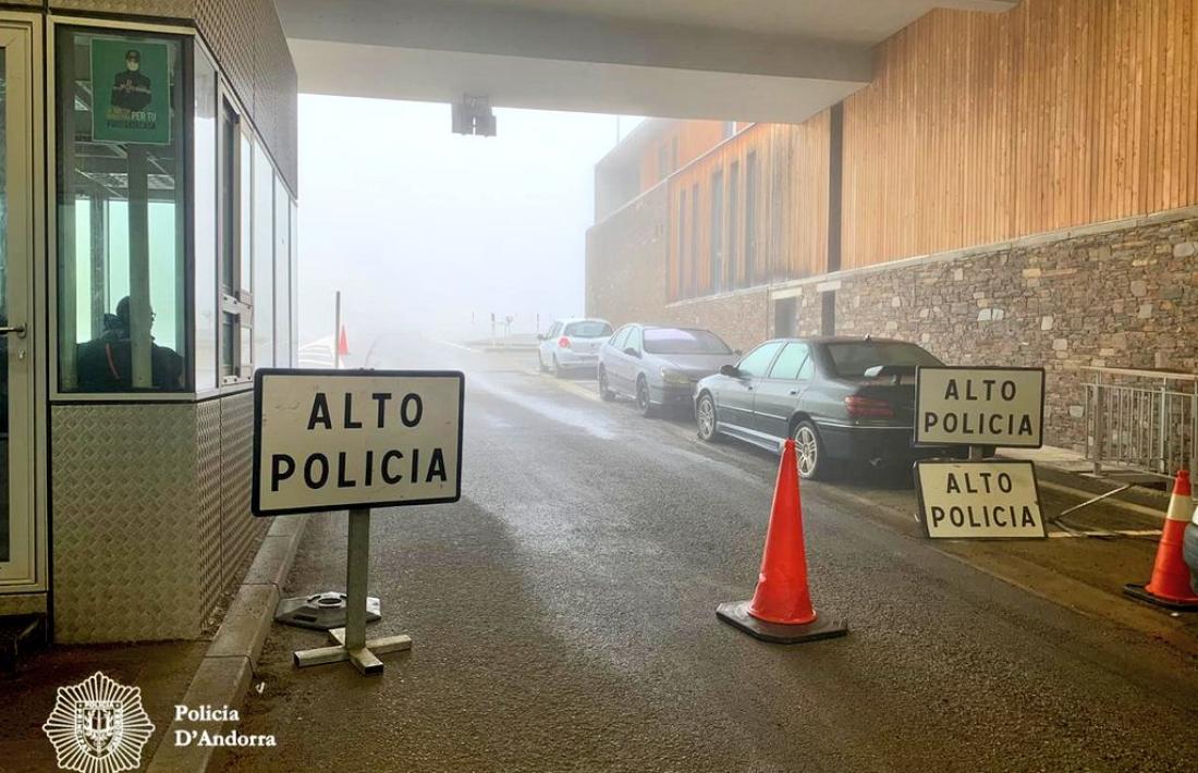 La frontera amb França, tancada.