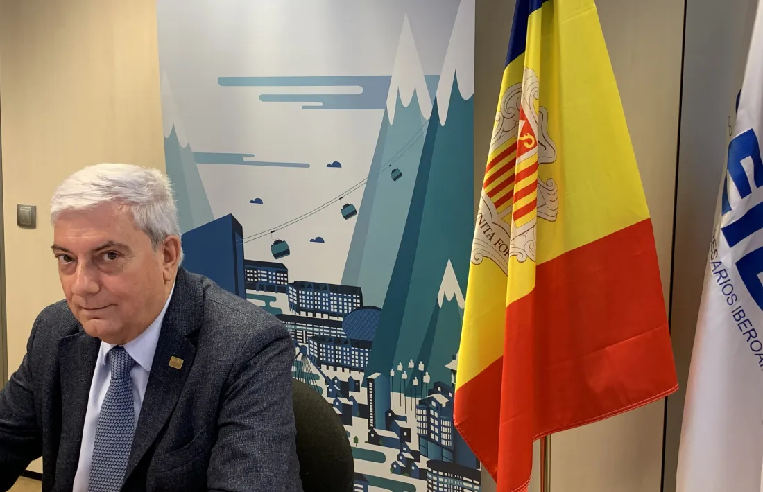 El president de la Confederació Empresarial Andorrana, Gerard Cadena.