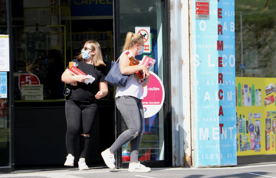 La majoria de visitants han matinat per fer les compres.