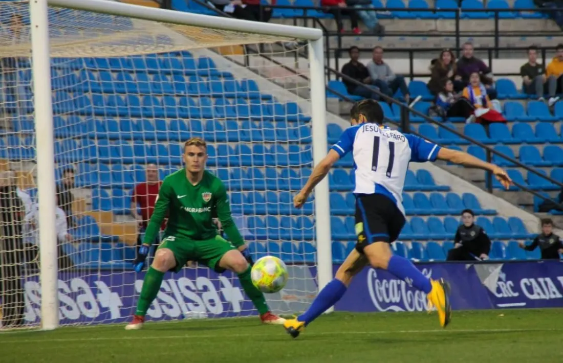 Miguel Bañuz, primer jugador renovat de l'FC Andorra.