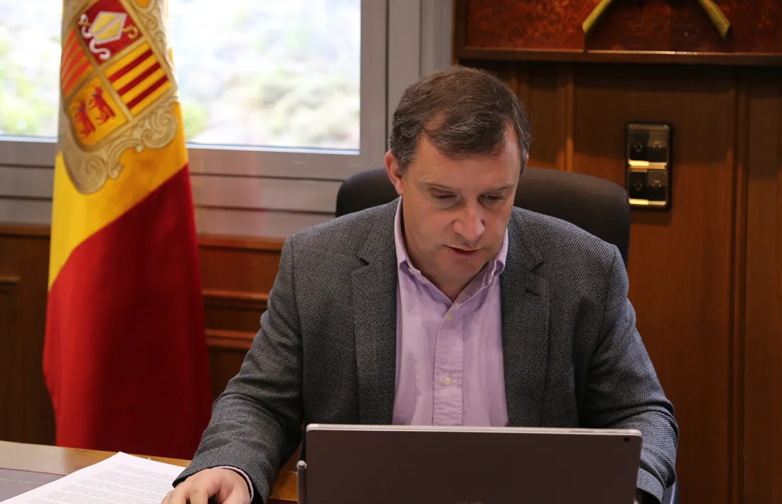 El cònsol major de Sant Julià de Lòria, Josep Majoral.