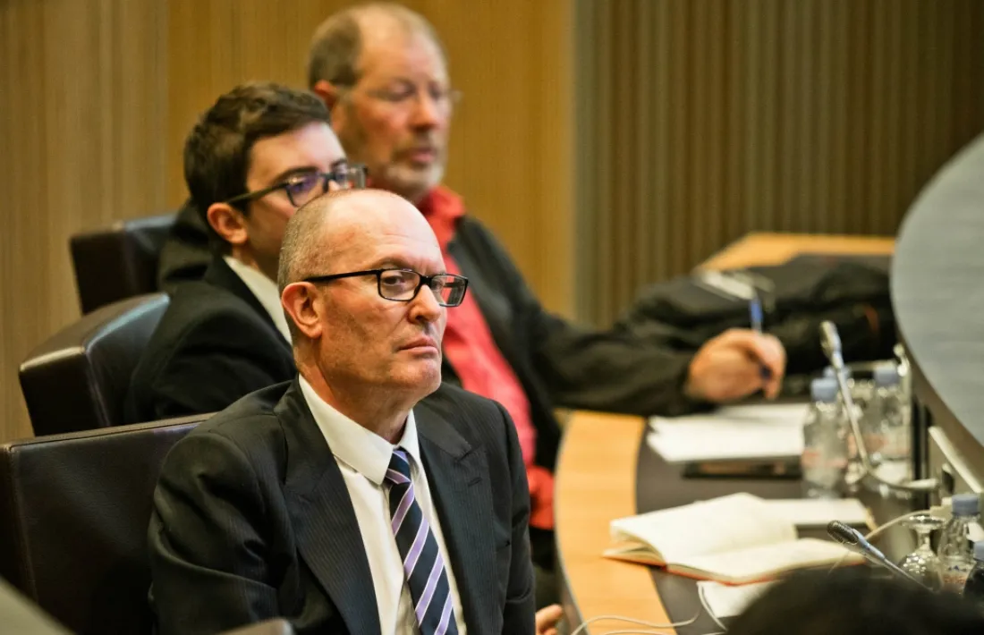 El conseller socialdemòcrata Quim Miró, en una sessió al Consell