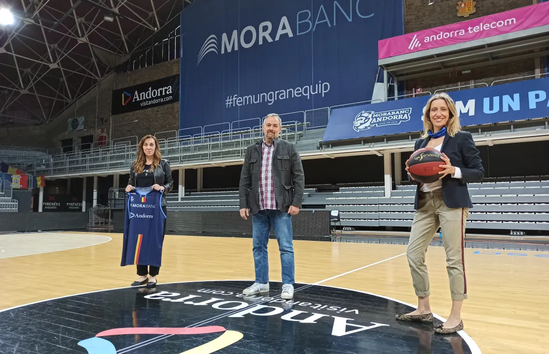 MoraBanc cedeix els seus espais publicitaris a les finals ACB per promocionar Andorra