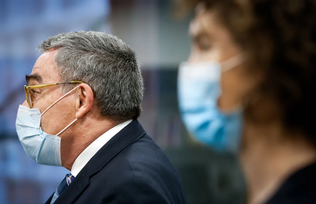 L’ambaixador espanyol, Àngel Ros, i la ministra d’Afers Exteriors, Maria Ubach.