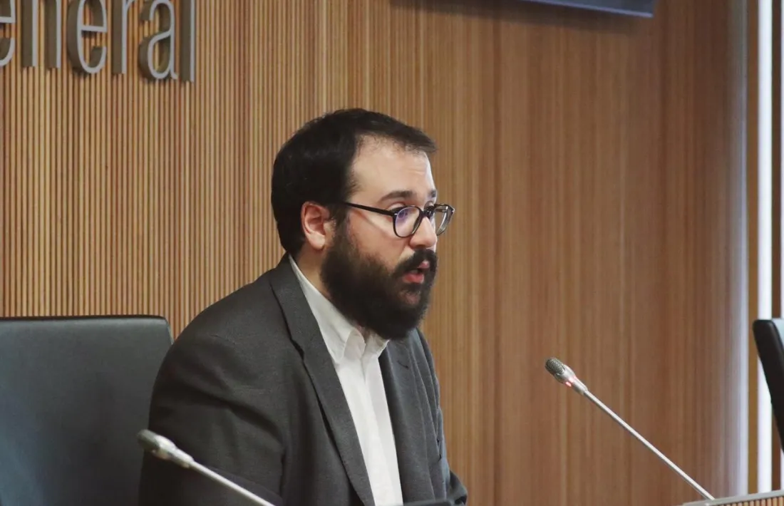 El conseller general del PS Carles Sánchez.