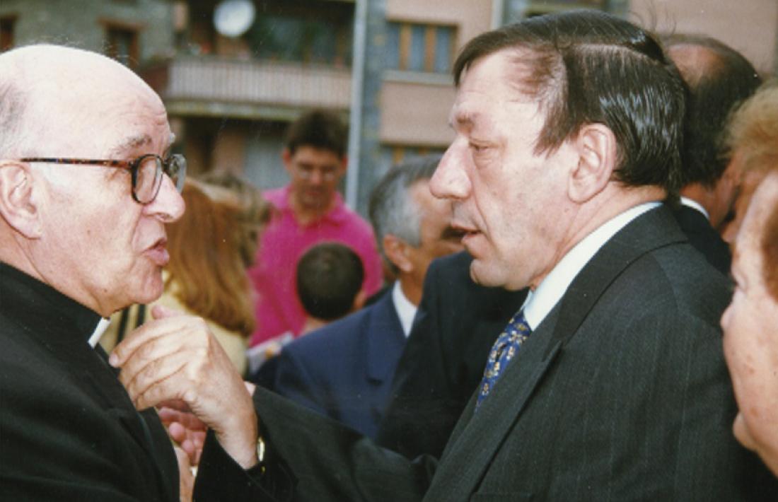 El copríncep Martí i Antoni Morell, a mitjans anys 90.