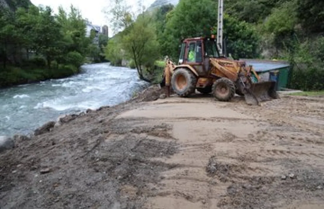 Espai on es diposita la sorra.