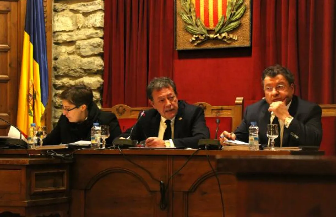 Una imatge d'arxiu d'un consell de comú.