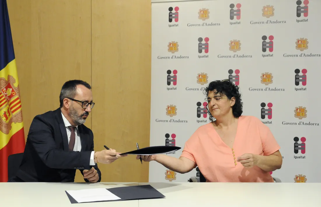 Filloy i Escoda han signat un protocol de col·laboració aquest migdia.