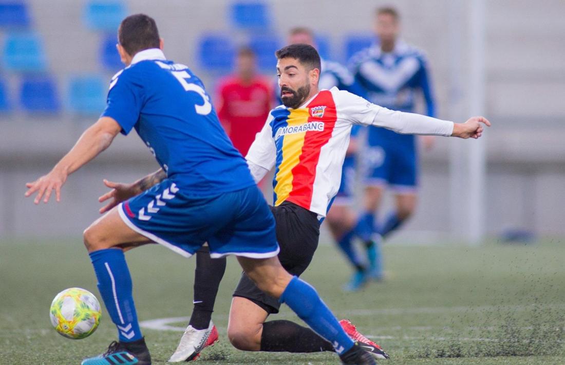 Carlos Martínez, davanter de l’FC Andorra.